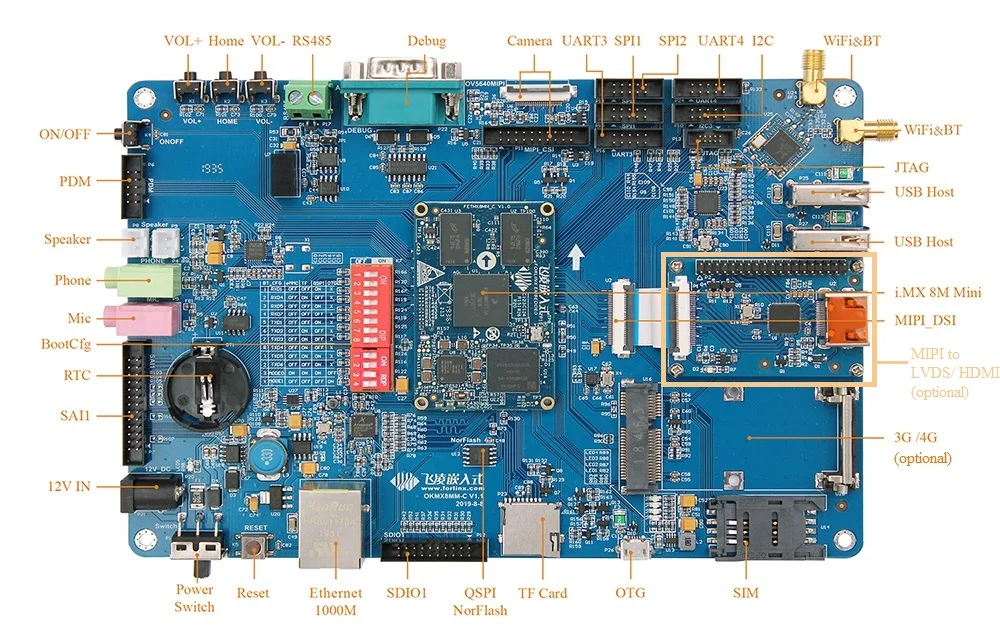 
Embedded System Android9.0 IMX8 Development Board 