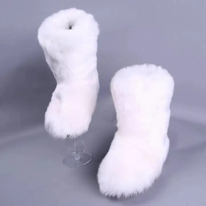 

winter warm women shoes ladies snow fur boots faux fur snow boots, 20 colors