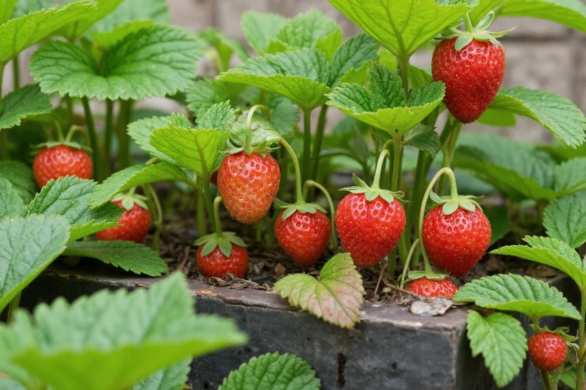 how to overwinter strawberry plants