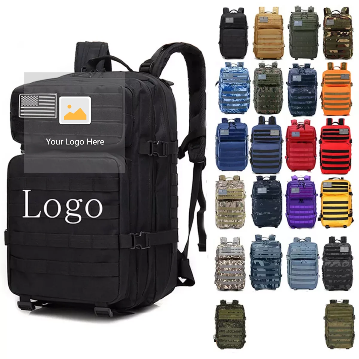 Color : Khaki, Size : 60L 60L Travel Backpack Outdoor Mountaineering Bag Outdoor Backpack Large Capacity 45L 