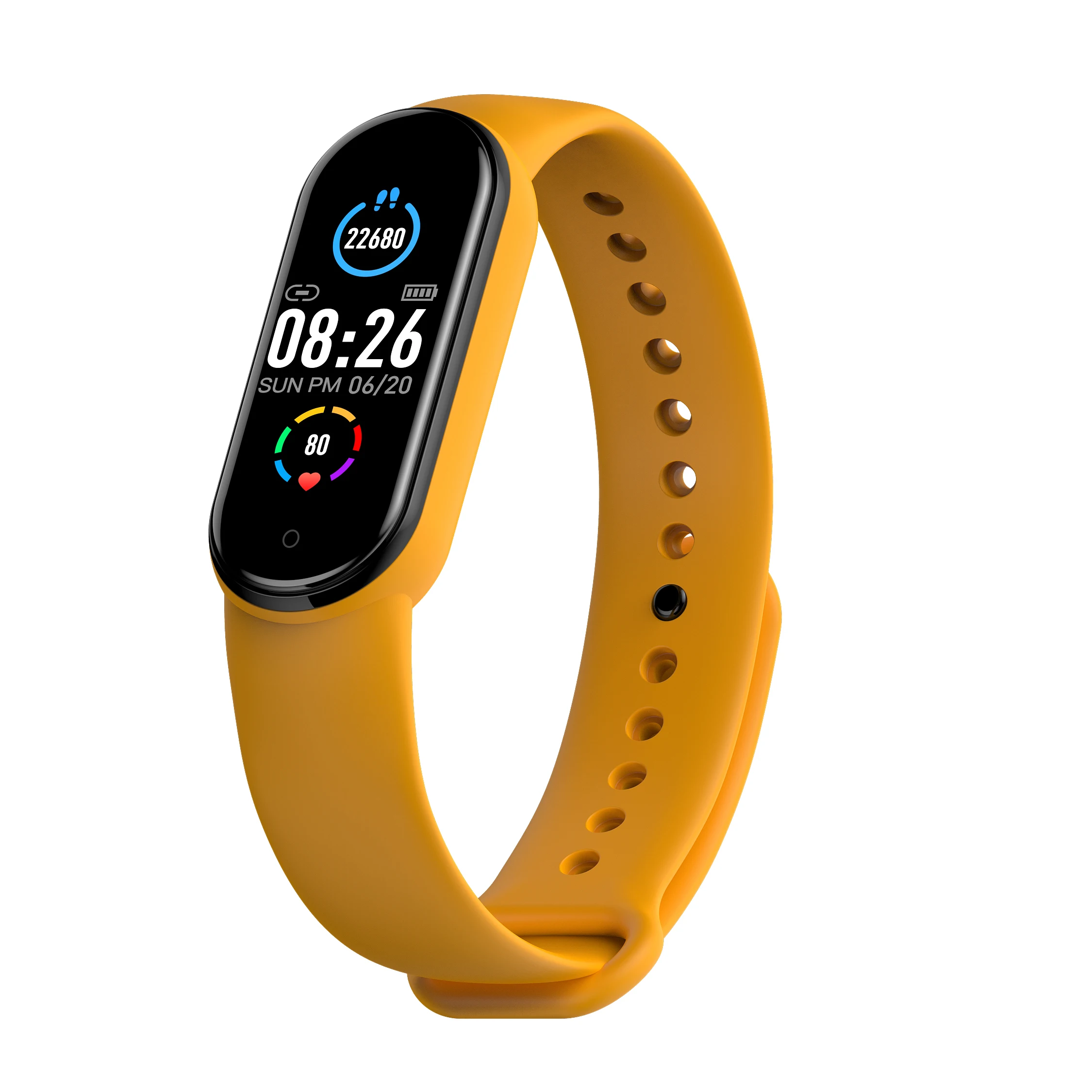 

2021 NEW M6 Sport Smart Watch Men Watch Wristband Fitness Tracker Women Smartwatch Play Music Bracelet Smartband for Android iOS