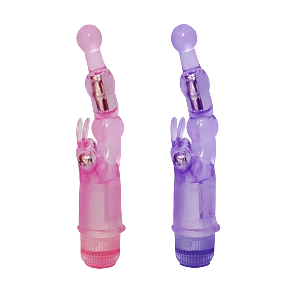 Using A Rabbit Vib Medical TPE Variable Speed Crystal Double Motors Vibration G Spot ...