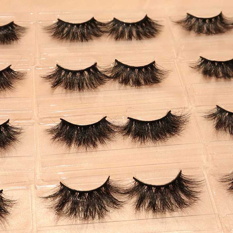 

cheap price mink lashes 3d 25mm lashes manufacturers custom eyelashes packaging, Natural black