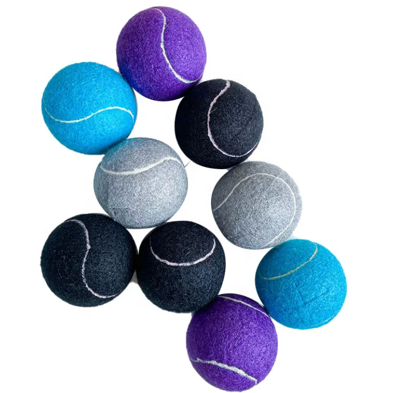 

Factory Wholesale Custom 2.5 Inches Multi Color Dog Pet Toy Bulk Tennis Balls for Small Dogs