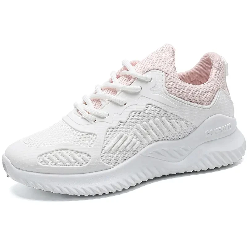 

Sports breathable white shoes travel casual shoes running women's shoes, 2 colors