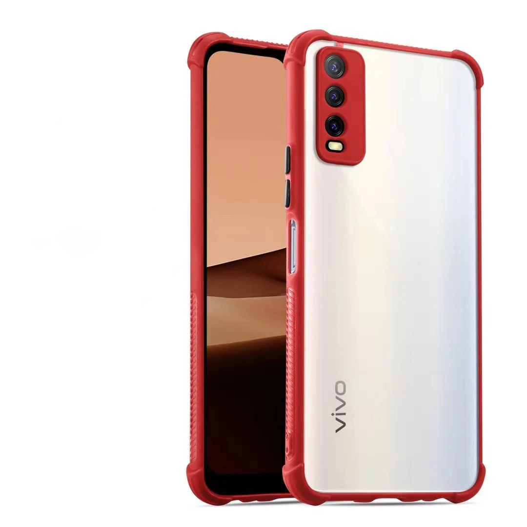 

Shock Resistant Design 360 Degree Full Camera Protection Phone Case Cover For Vivo Y20/Y20I, 5 colors