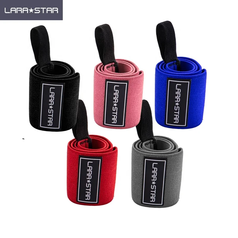 

LS0622 Manufactured High Quality Wrist Wraps Weight Lifting Gym Straps Fitness Wrist Straps