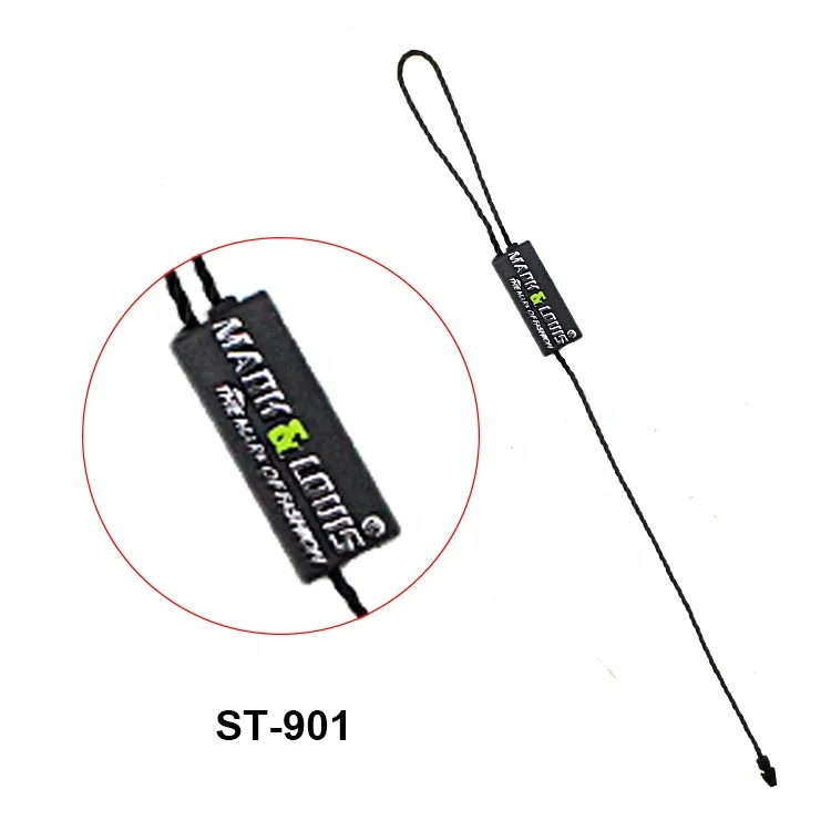 
Best quality plastic lock garment plastic string seal tag for clothing 