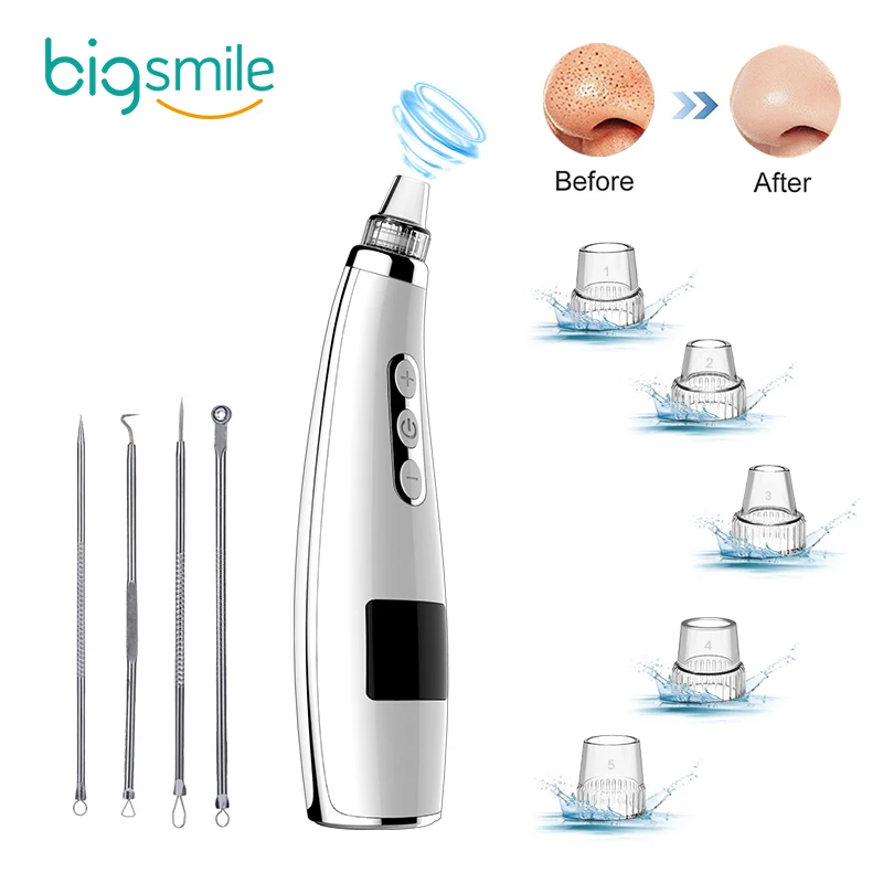 

new product 2020Hot Cheap USB Acne Machine Cleaner Facial Pore Tool Kit Electric Blackhead Remover Vacuum