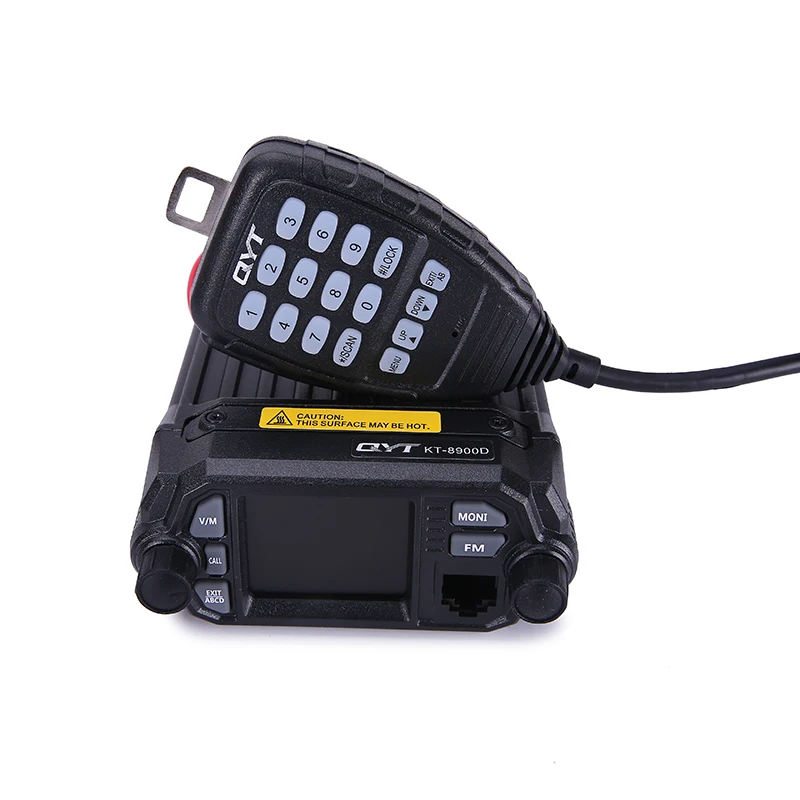 

QYT KT-8900D 25W VHF UHF dual band quad standby two way radio car mouted mobile radio walkie talkie
