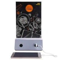 

2018 Hottest Sale 4 USB Ports Table Stand Restaurant Holder Menu Power Bank
