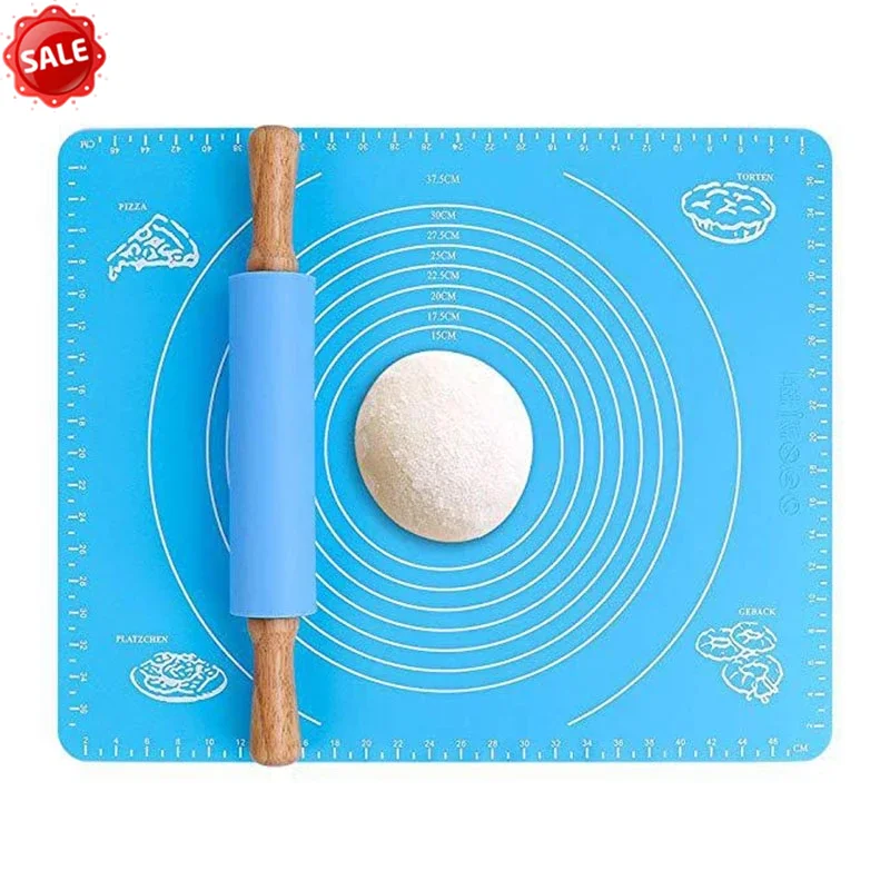 

KU04 Wholesale Square Kitchen Silicone Utensils And Appliances Kitchen Versatile Super Durable Baking Mat