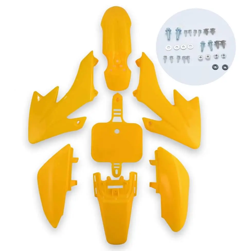 red Gebulin Plastic Fender Fairing Body Work Kit Set,Plastic Body Fender Kit 7 piece for CRF50 Chinese Mini Dirt Bikes red Gebulin Plastic Fender Fairing Body Work Kit Set,Plastic Body Fender Kit 7 piece for CRF50 Chinese Mini Dirt Bikes