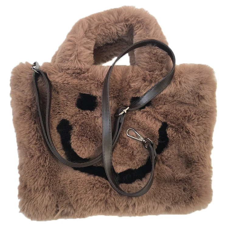 

Manufacturer Wholesale Faux Fur Cute High Quality Woman Shoulder Hand Bag