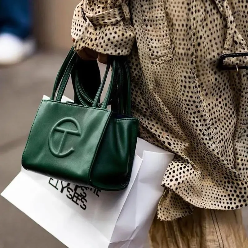 

hot usa big mini telfar bag luxury women purse handbag telfare crossbody tote shopping bag