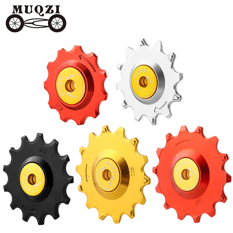 

MUQZI MTB Bike Rear Derailleur Guide Wheel 11T 12T 13T 14T Jockey Wheel Ceramic Bearing Road Bicycle Derailleur Pulley