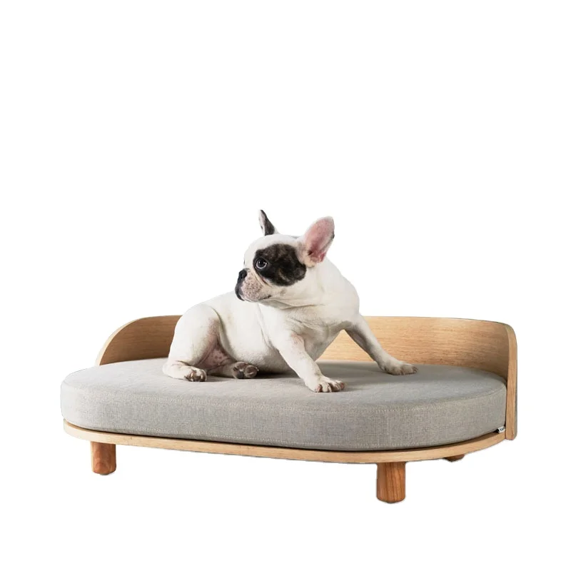 

Modern Pet Furniture Luxury Sofa Wood Dog Bed Furniture Dog Cat Sofa