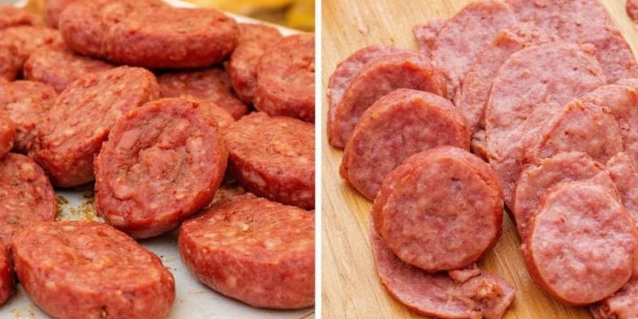Finished Turkey Sausage Plate