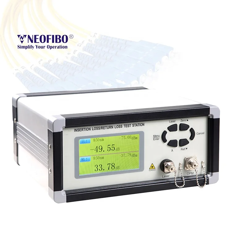 

Neofibo ILRL-6001 SM&MM fiber optic loss test joint insertion loss & return meters biderectional insertion return loss tester