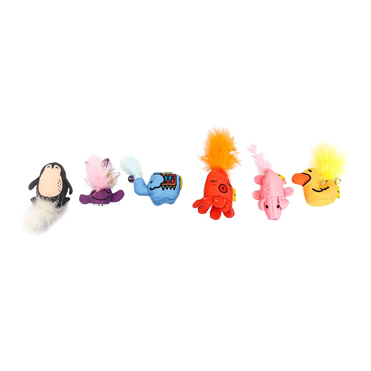 

Catnip animal shape kitten toy, Customized