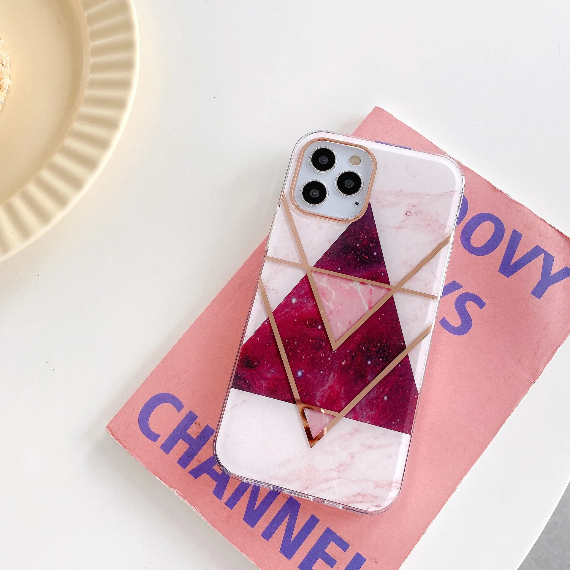 

2 In 1 Custom Shockproof Phone Cover For Iphoned 13 Xs Max Xr 6 7 8 plus 11 pro Max 12 Se2021 13 Marble Case, 8 colors