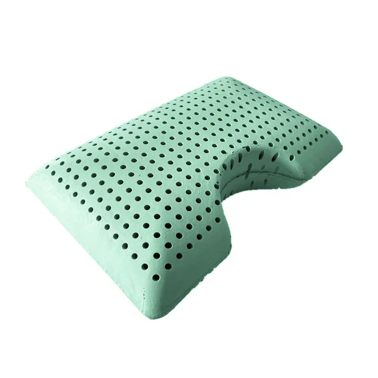 soft aloe vera memory foam concave type pillow