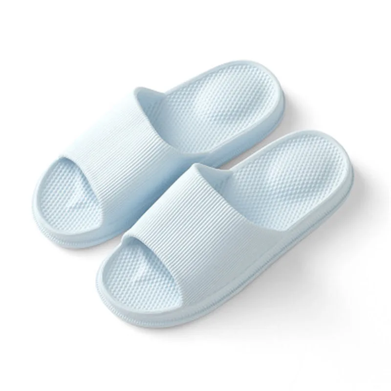 

Summer EVA Men Women Couples Indoor Bathroom Wash Soft Bottom Summer Rubber Home Bath Slippers, As the picture display