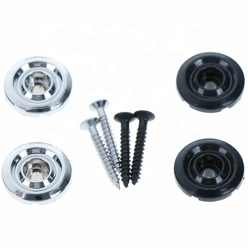 

Round Musical Instruments Bass Guitar Parts Accessories With Screw Bass Electric Guitar Pressure String Tree Retainer Buckle