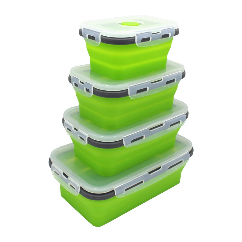 

Super Low Price Leakproof Portable Foldable Camping Tiffin Lunch Box, Customized color