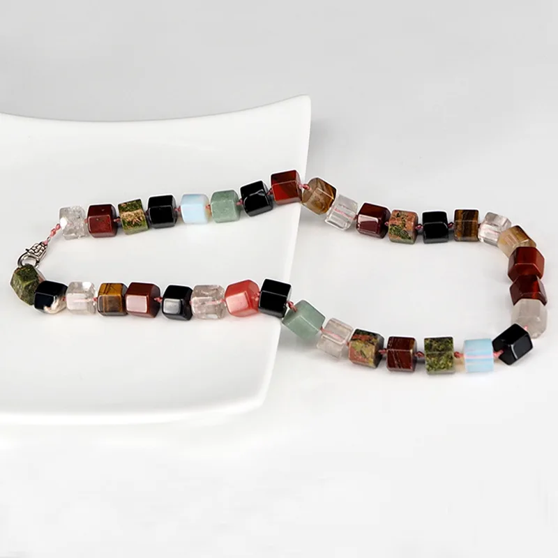 

Hot sale creative handmade cheap colorful bead stone bracelet for ladies healing crystal charm jewelry