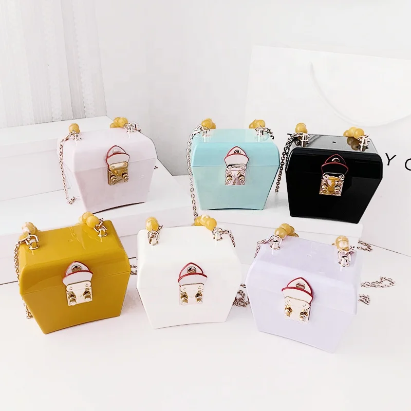 

2021 Acrylic Designer Clutch Hand Bags Women Famous Brands Chain Handbag Shoulder Bag