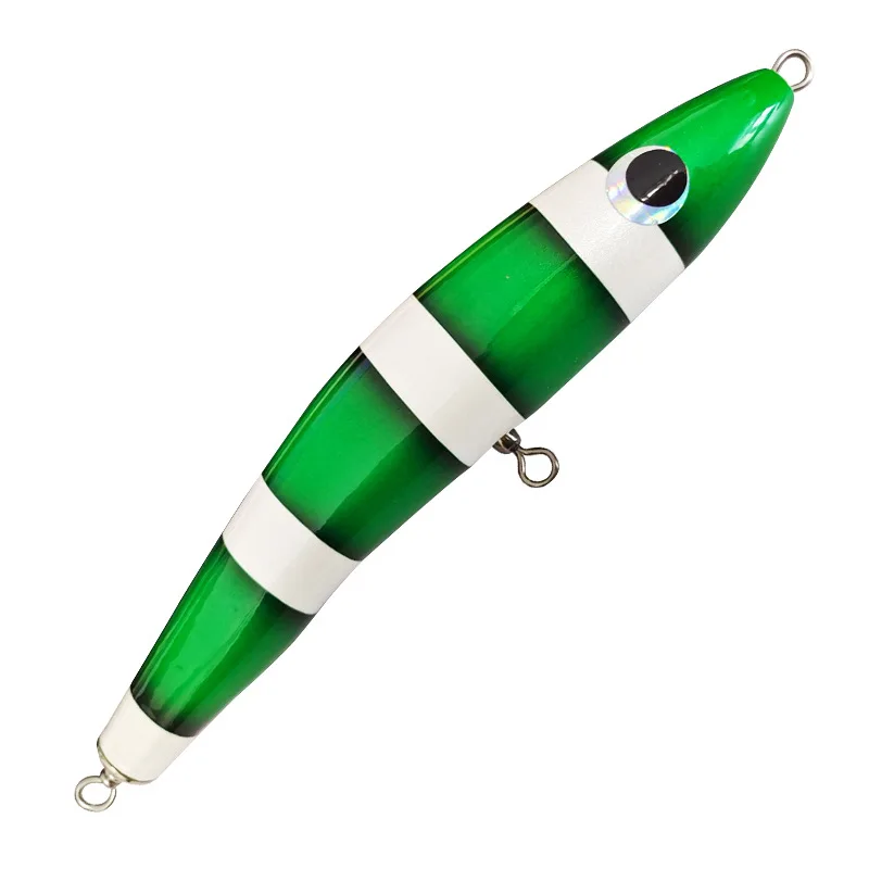 

New Hard Plastic Saltwater Wood Popper Blank Lure Fishing Popper Bait Lure, Various color