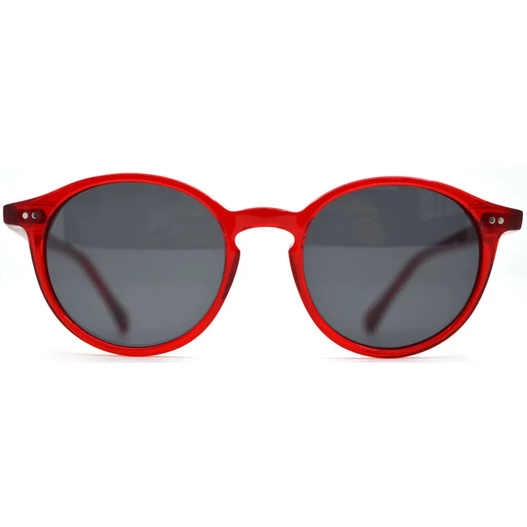 

Sifier red round mazzucchelli acetate sunglasses Eco-friendly glasses