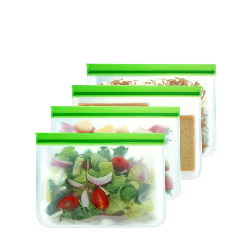 Reusable Zipper Peva Food Storage Bags Buy Food Grade Storage Peva