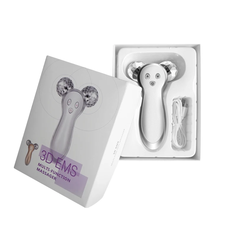 

3D EMS Microcurrent Facial Slimming Tool V Shape Facial Massage Roller