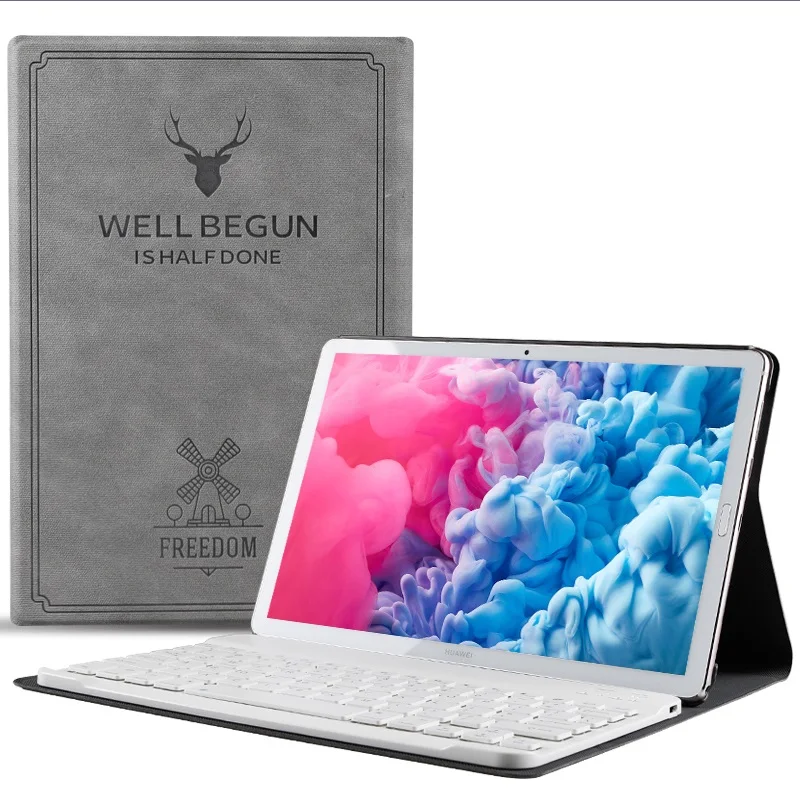 

For Huawei M6 8.4 Inch Tablet Cover With Wireless Keyboard