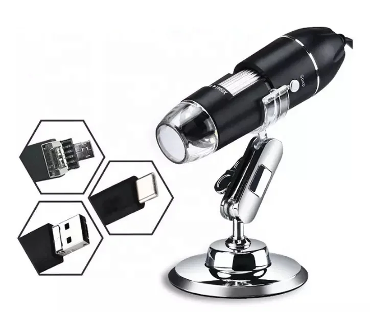 

8LED 3 in 1 USB Digital Microscope Magnifier 1000X Microscope
