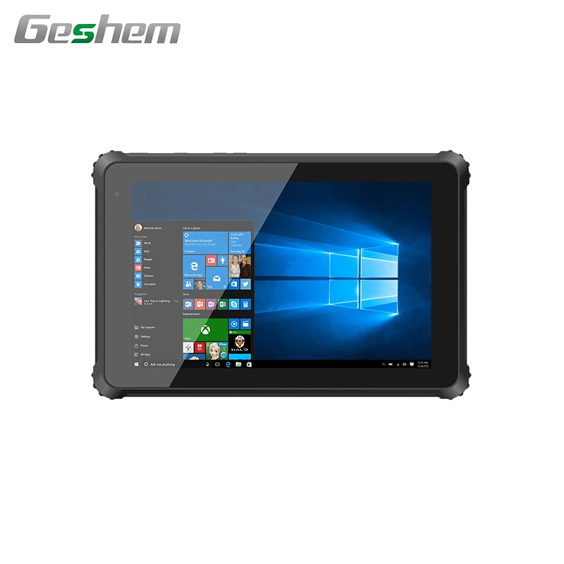 

10 inch industrial rugged tablet pc for Win 10 based Capacitive touch screen support WiFi BT GPS 4GLTE