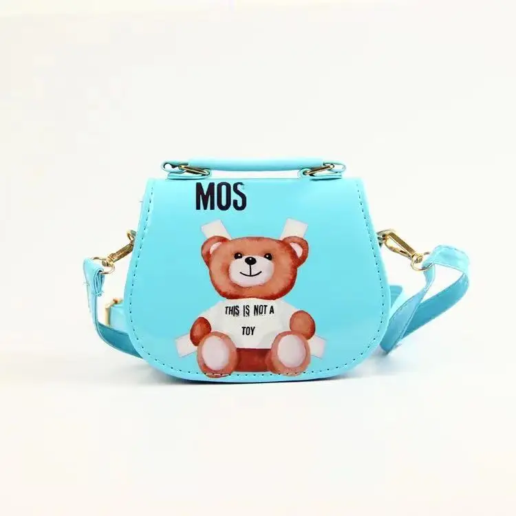 

New Fashionable Animal Prints Purses Little Shoulder Crossbody Bags Pu Leather Mini Kids Handbags For Girls