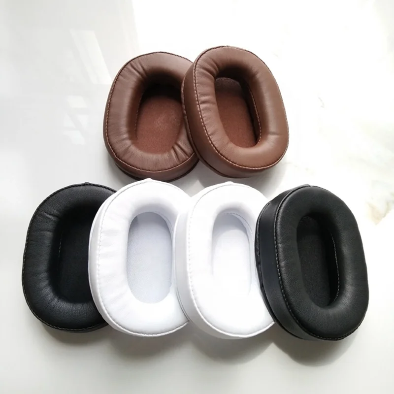 

Free Shipping Audio-Technica ATH-MSR7 Ear Pads Sony MDR-V6 Replacement Foam Ear Pads Cushions Sheepskin Protein Memory, Black/grey/white/brown