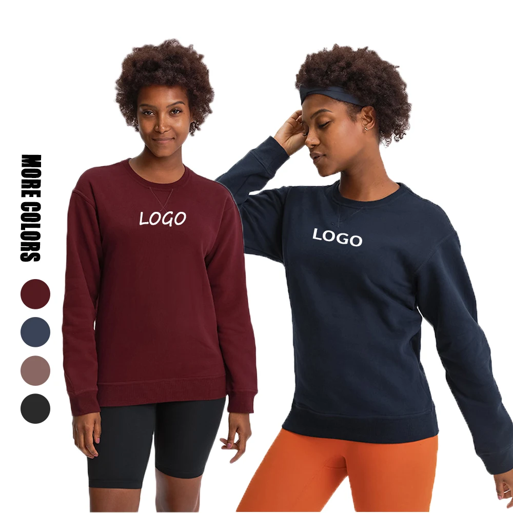 

Hot Sales Women Long Sleeve Comfort Thermal Cotton Quick Dry Running Exercise Sweatshirt