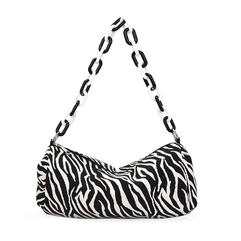 

New Arrival Zebra Pattern Ladies Hand Bags 2021 Underarm Bag Purses And Handbags Luxury Women, Mutil-color