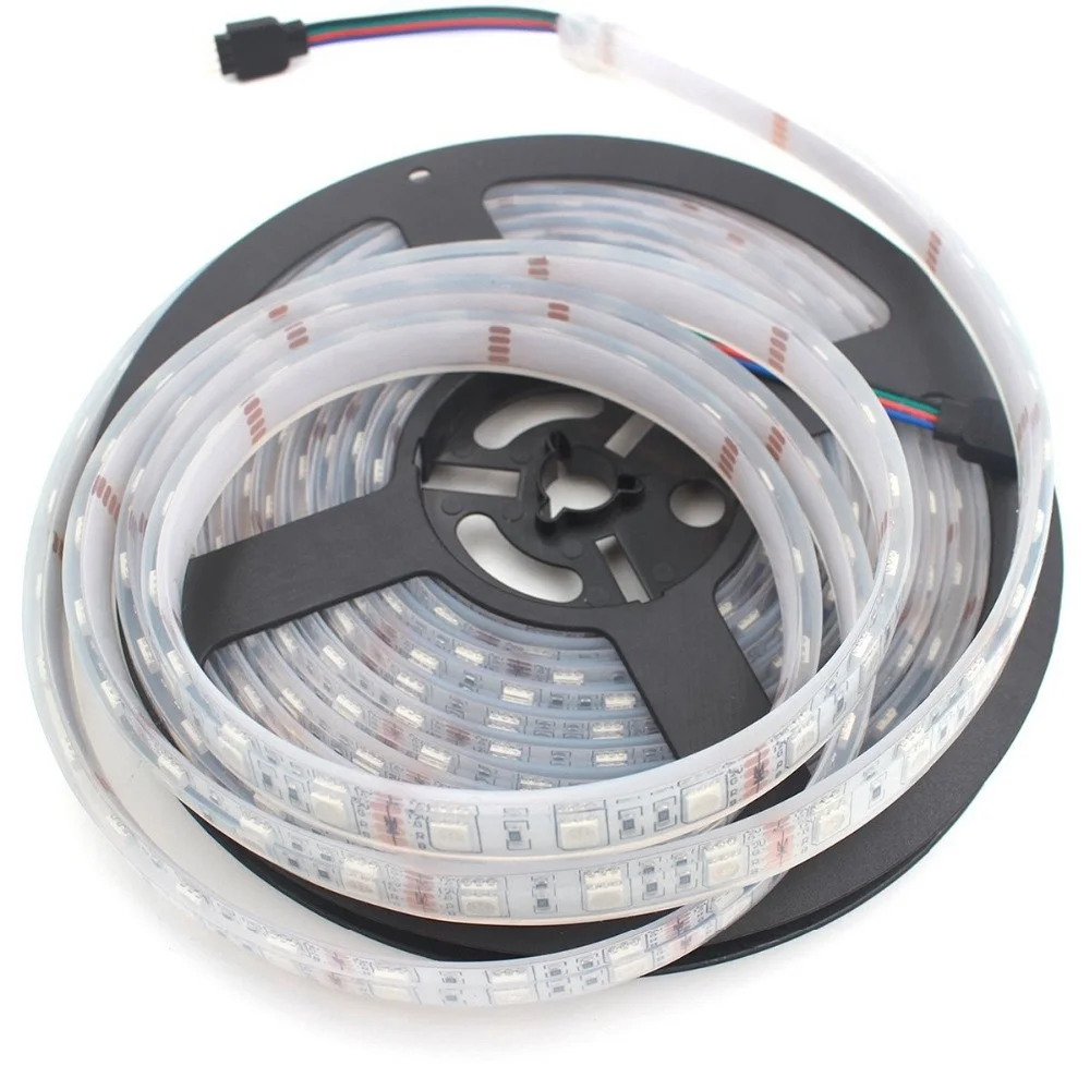 

5M 16.4ft 12V Submersible Waterproof IP68 5050 RGB Underwater LED Strip Light for Swimming Pool