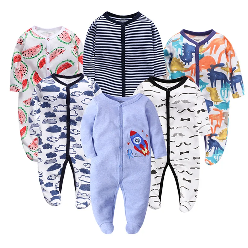 

100% Cotton baby pajamas infant bodysuit ropa de bebe wholesale baby clothes newborn, Picture shows