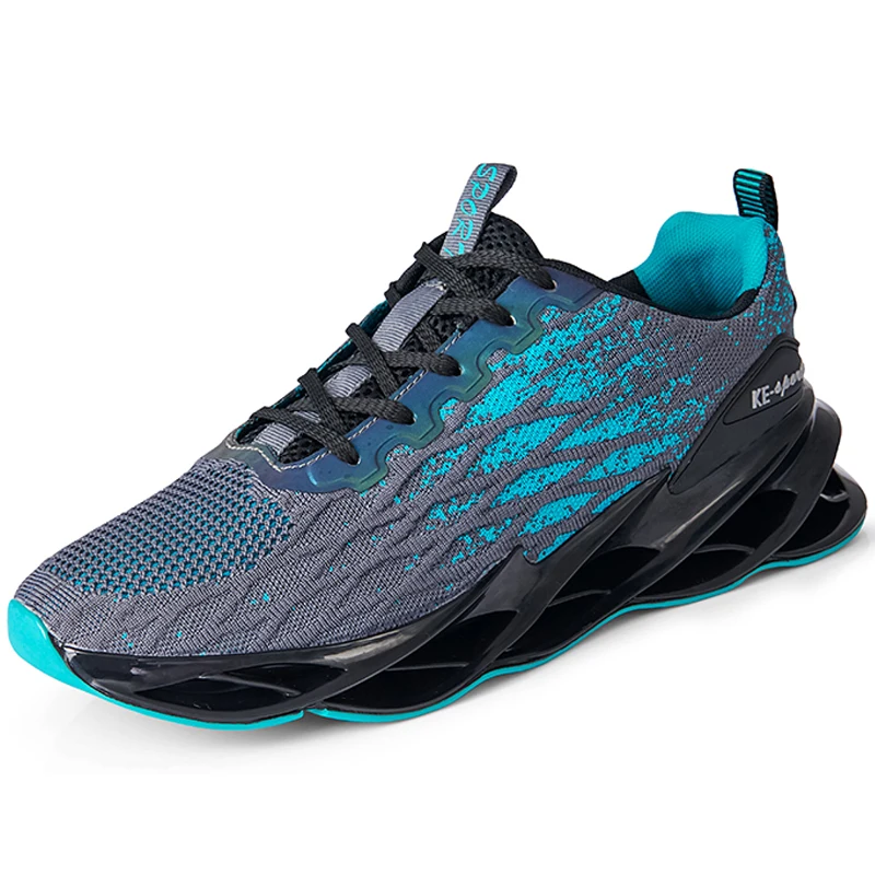 

stylish Men mesh Knit Mesh Breathable sports Running Shoes 2021 Fashion Sports Shoes Sneakers Hollow Sole Plus Size, White, black, black red, black blue