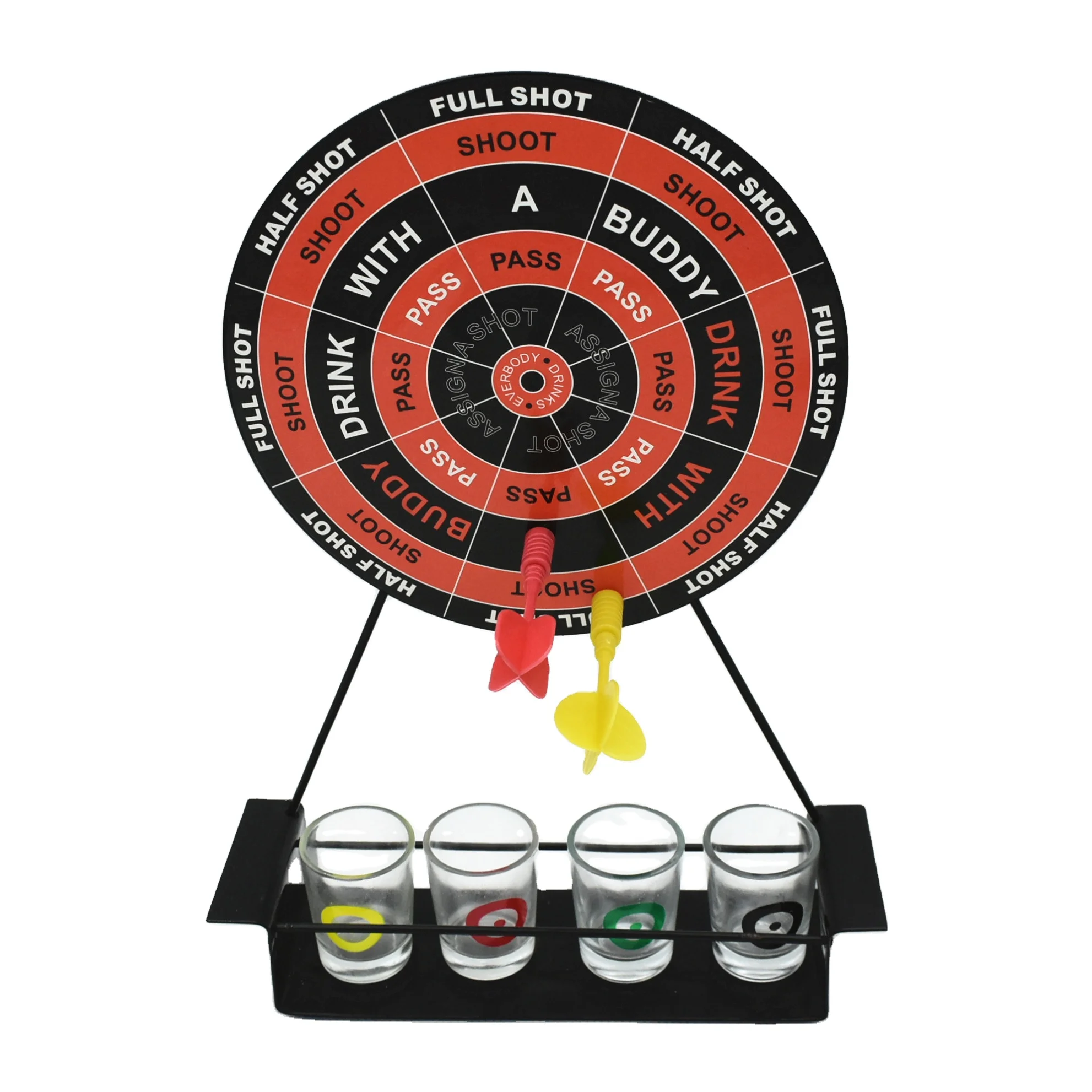 

magnetic dart board drinking game with 2 dart flights dart machine for party drinking games