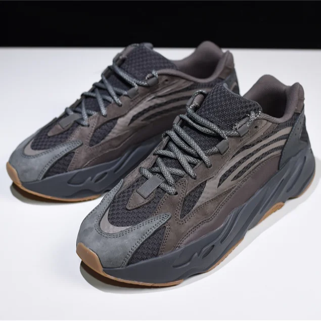 

Wholesale Cheap Original 1:1Quality Yezi geode eg6860 Yeezy 700 black Sneaker Sport Running Athletic Casual Shoes For Men Women
