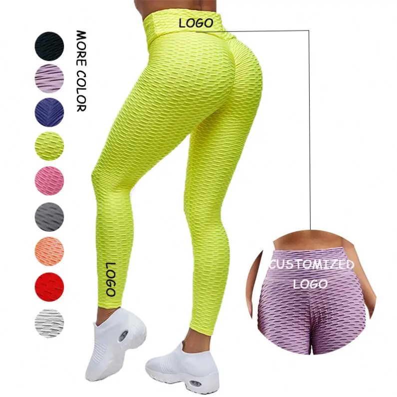 

Push Up Leggings Trousers Clothing Seamless High Quality Woman's High Waist Fitness Tummy Control Yoga Pants, Picture shows