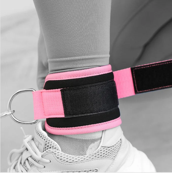 

Top Quality adjustable ankle strap with neoprene padding and custom logo, As picture