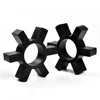black 8 6 jaws red blue different colors rubber spider coupling